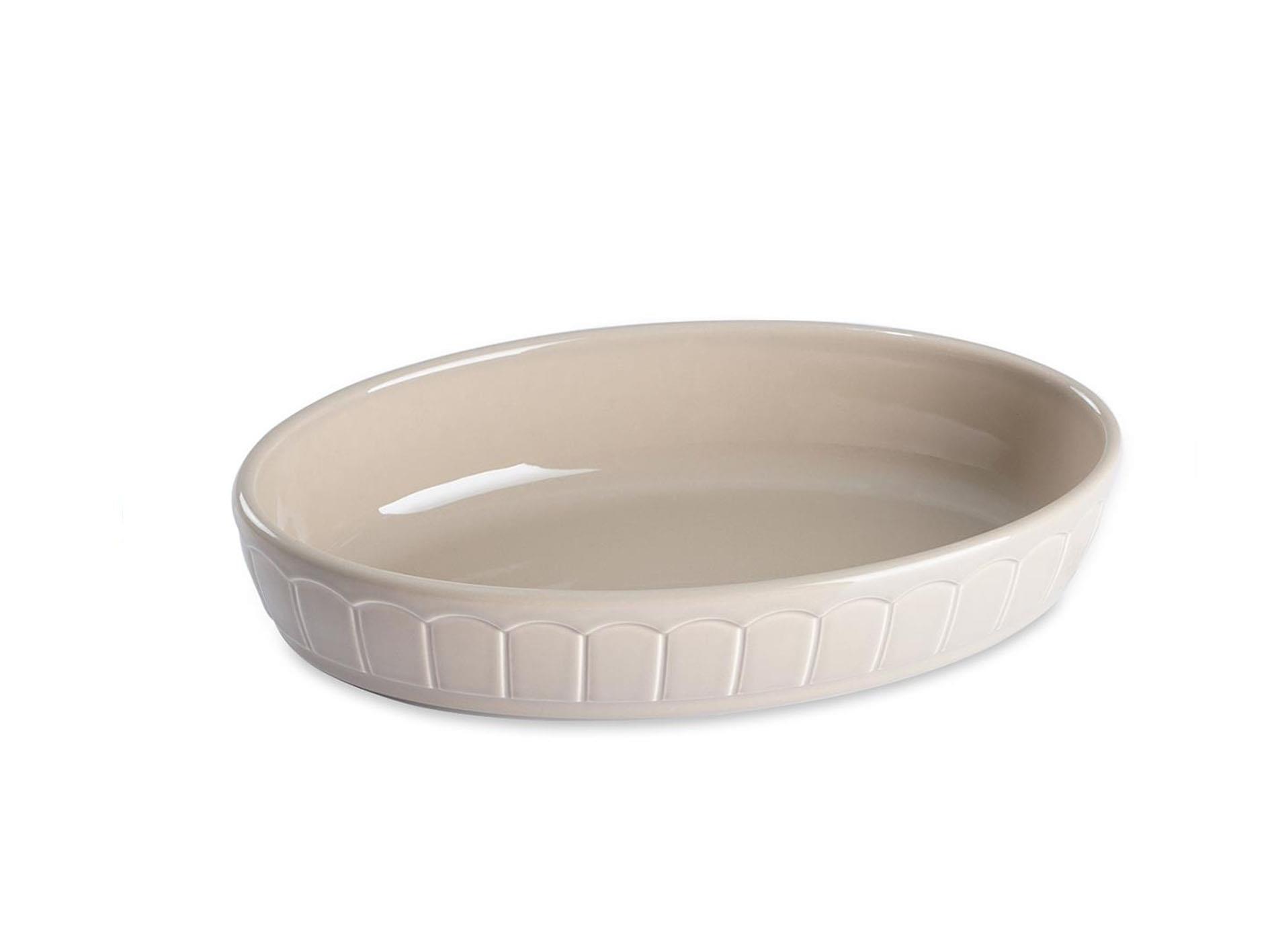 ACAR MİNA 26 CM PORSELEN OVAL FIRIN KABI