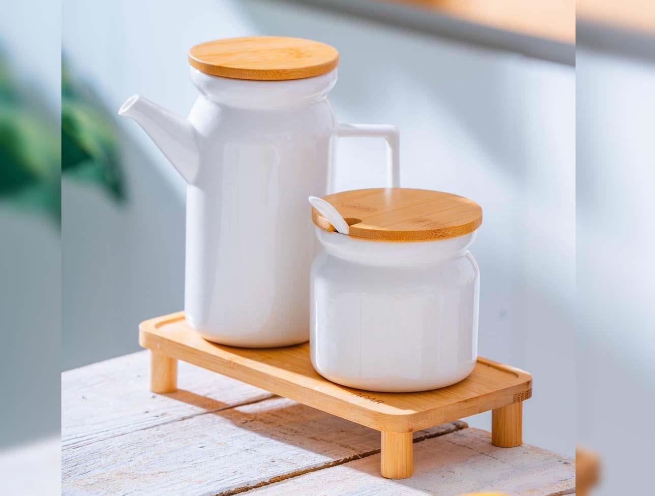 ACAR PAMIRA BAMBU STANDLI YAĞLIK BAHARAT SETİ