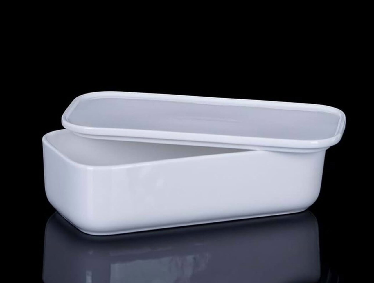 ACAR PORSELEN KAPAKLI KASE 18X9X5CM