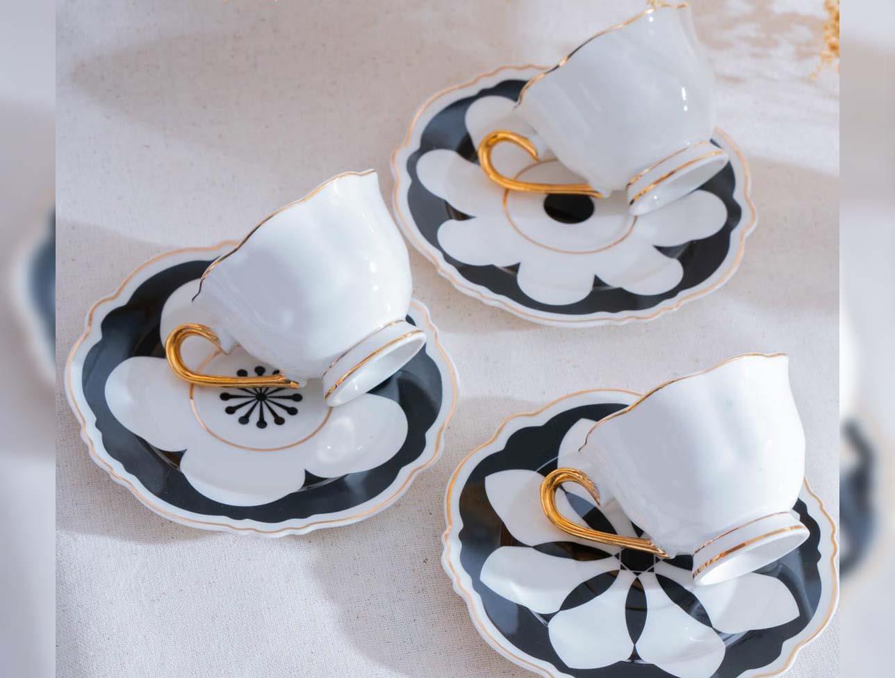 ACAR SELVİNA KAHVE FİNCANI SET 6 PPL  90 ML