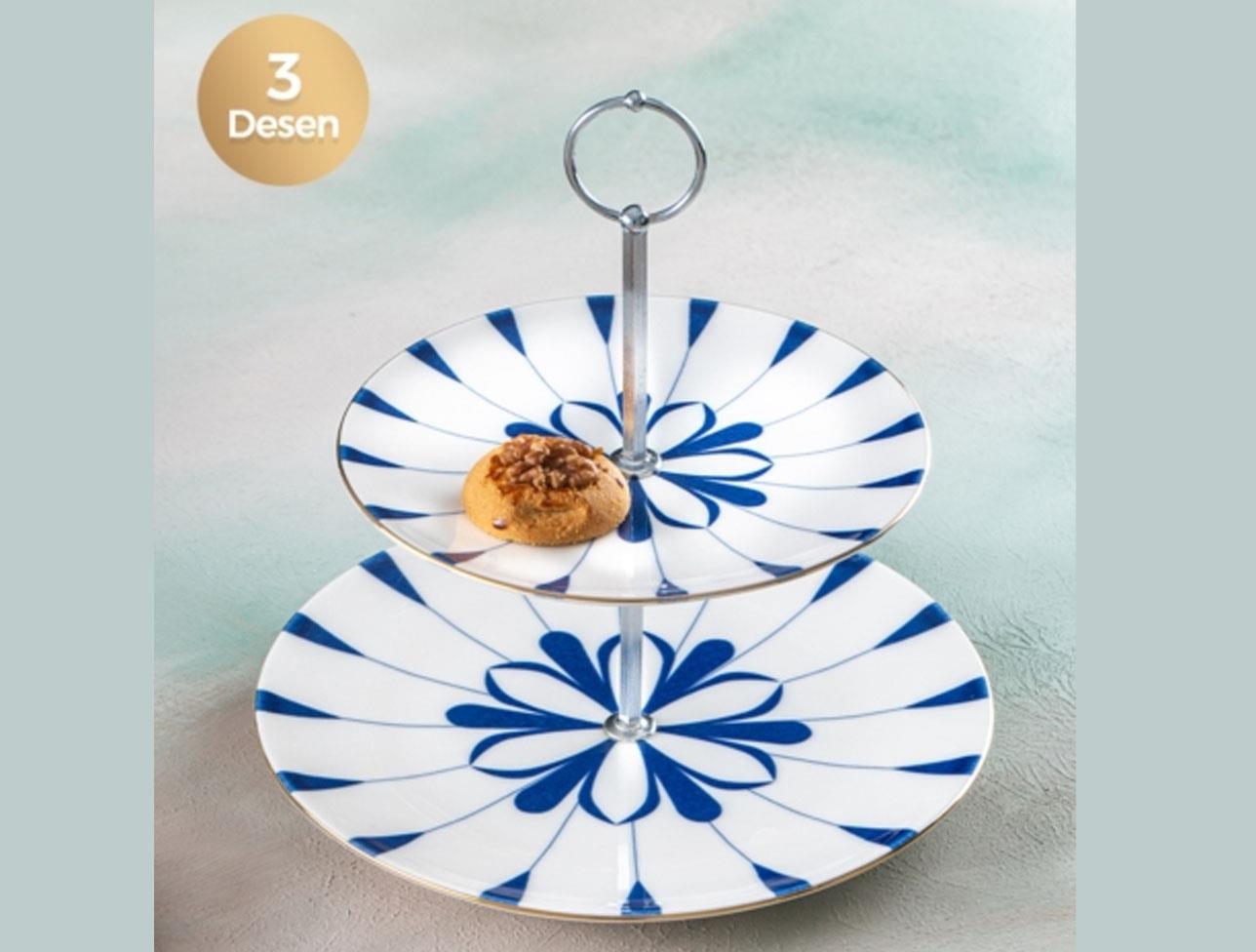 ACAR TOBY 19 CM PORSELEN KATLI KURABİYELİK
