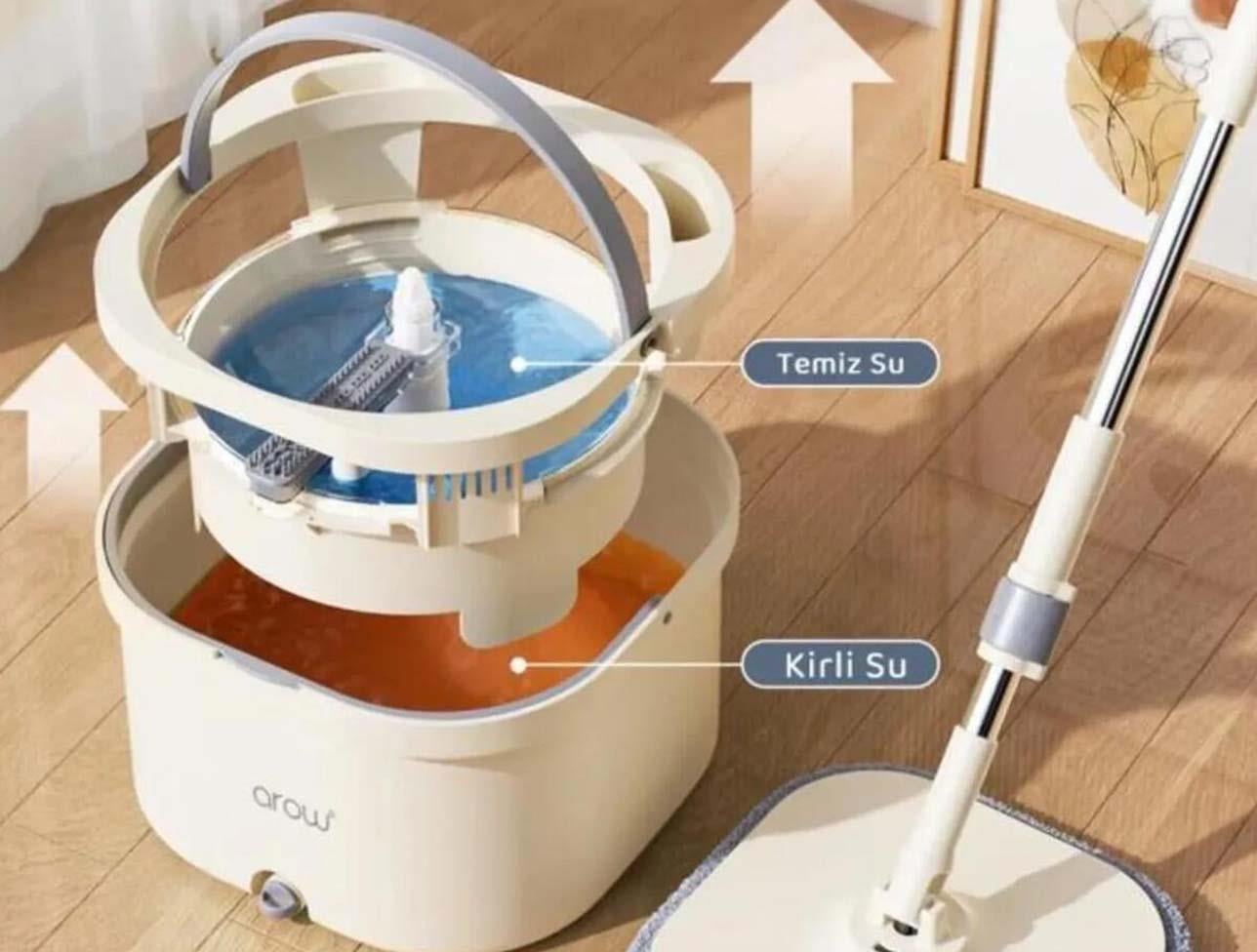 AROW MASTER CLEAN LÜX MOP SETİ KREM TR-4356