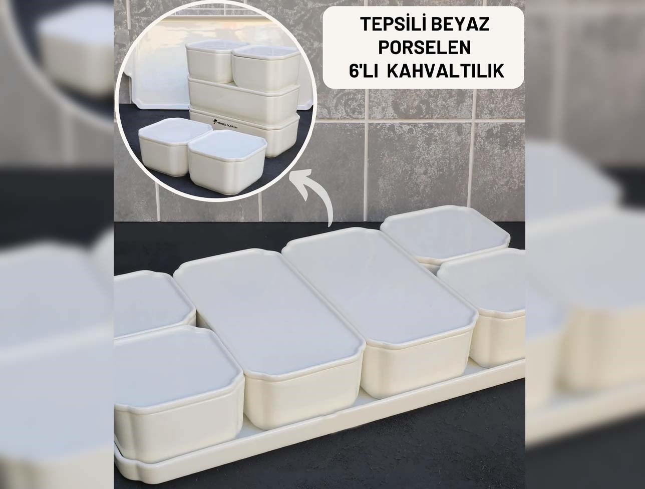 AROW PORSELEN 6 PARÇA KAHVALTI TAKIMI 2721
