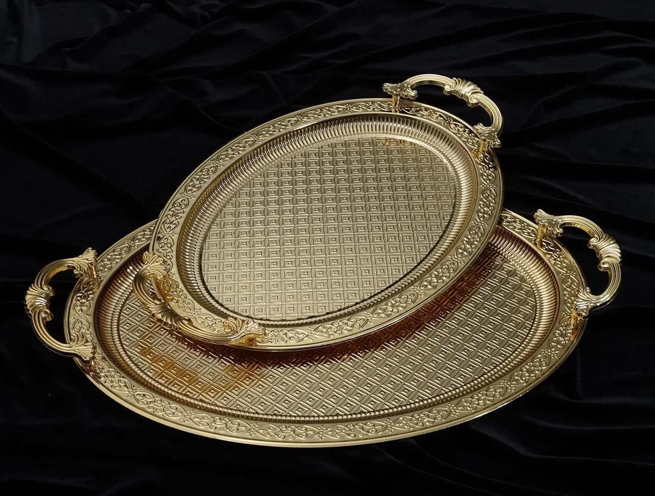 AROW ROSSİ 2 Lİ  OVAL GOLD  TEPSi