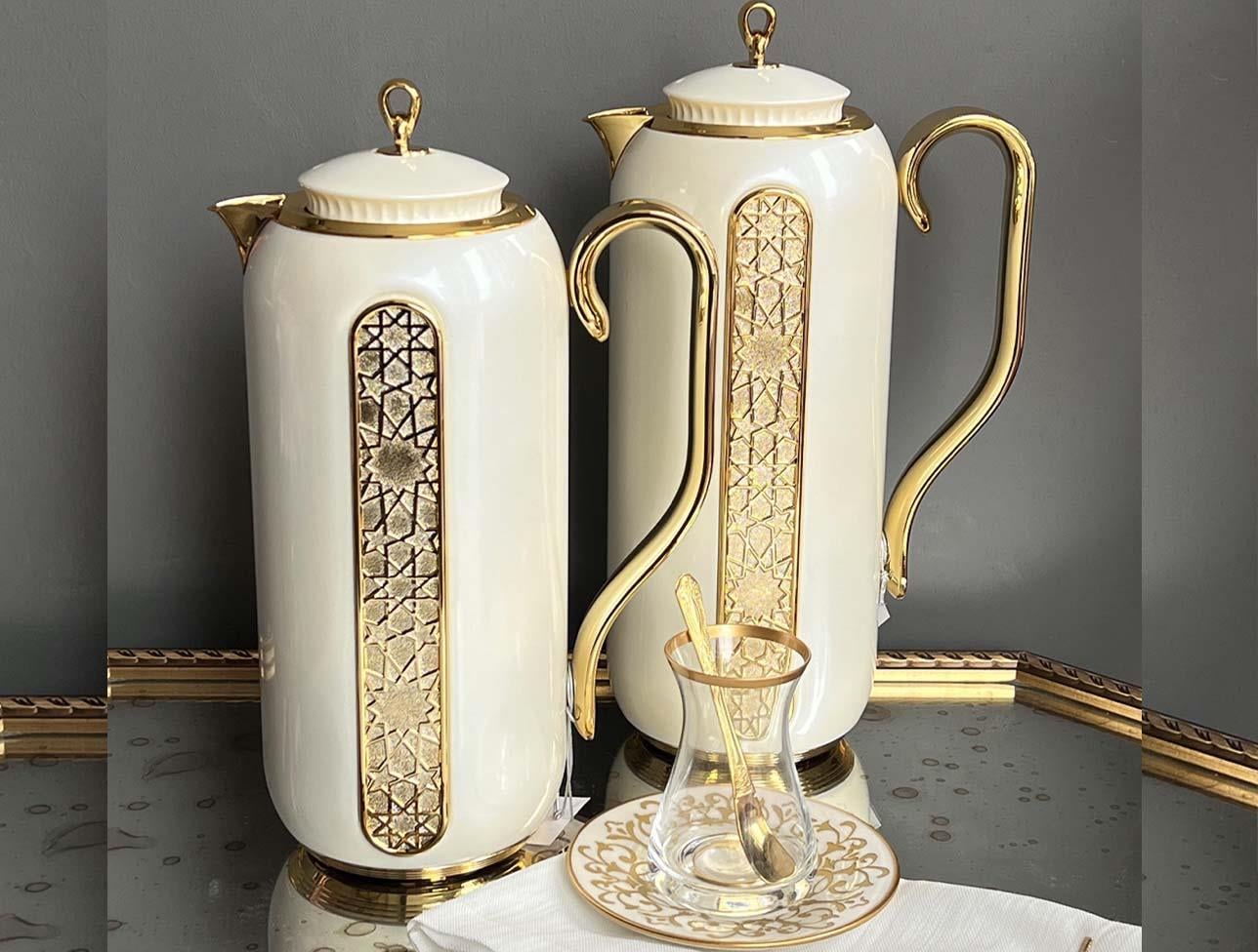 AYMET TERMOS LUX 2 Lİ İNCİ+GOLD AYM-2603A