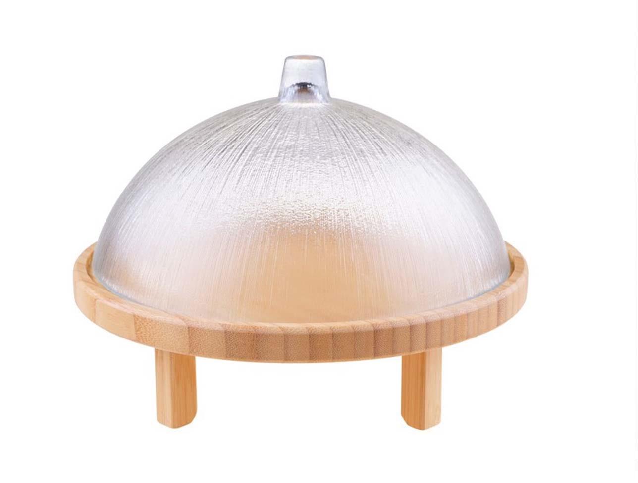 BAMBUM KUGA CAM KAPAKLI KEK FANUSU AYAKLI 30 CM