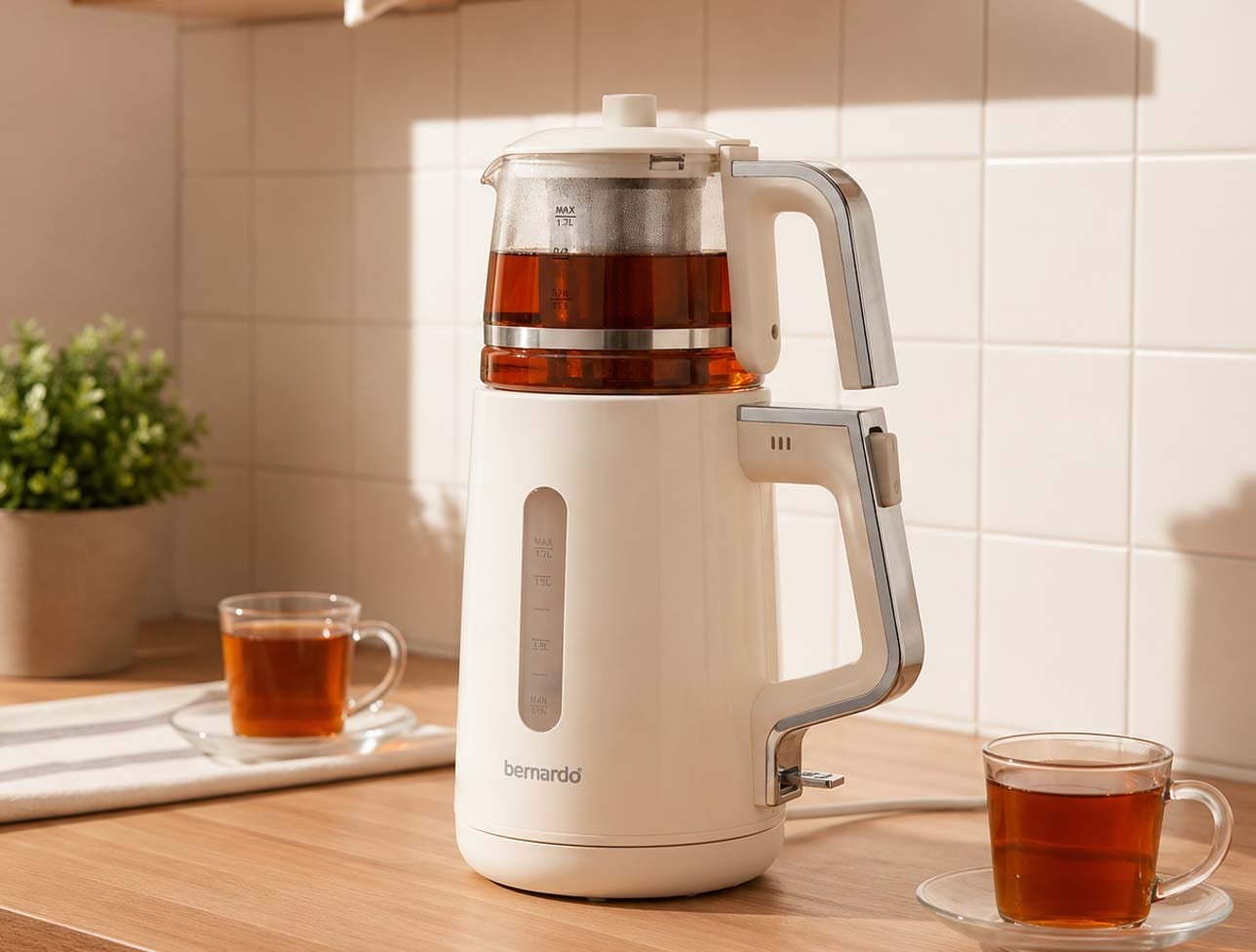 BERNARDO VENEDİK ÇAY MAKİNESİ KREM BRN0075