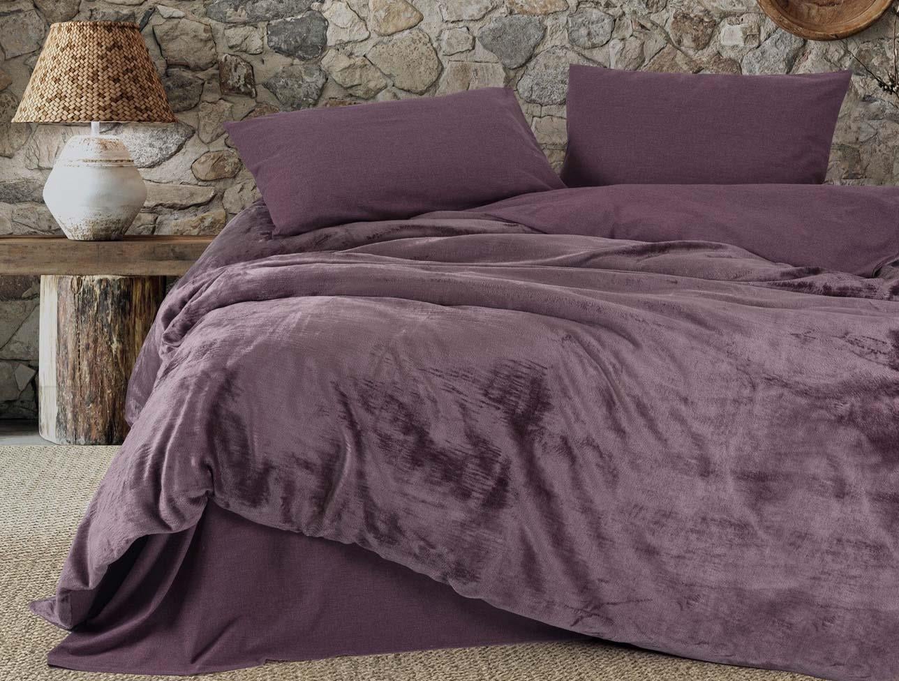 CB NEVR.TAK. VELVET RCY FLOSSY MÜRDÜM ÇİFT KİŞİLİK