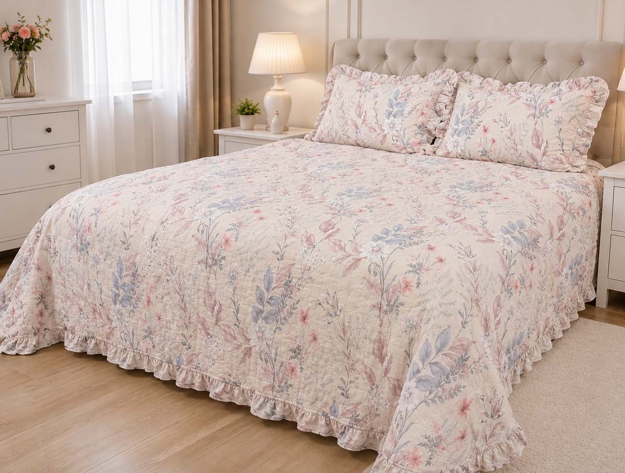 DAİNTY HOME CİFT KİŞİLİK YATAK ÖRTÜSÜ