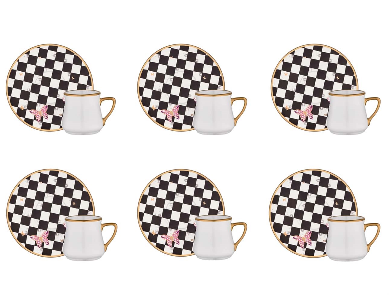 EMMA KAHVE SETİ 6 LI