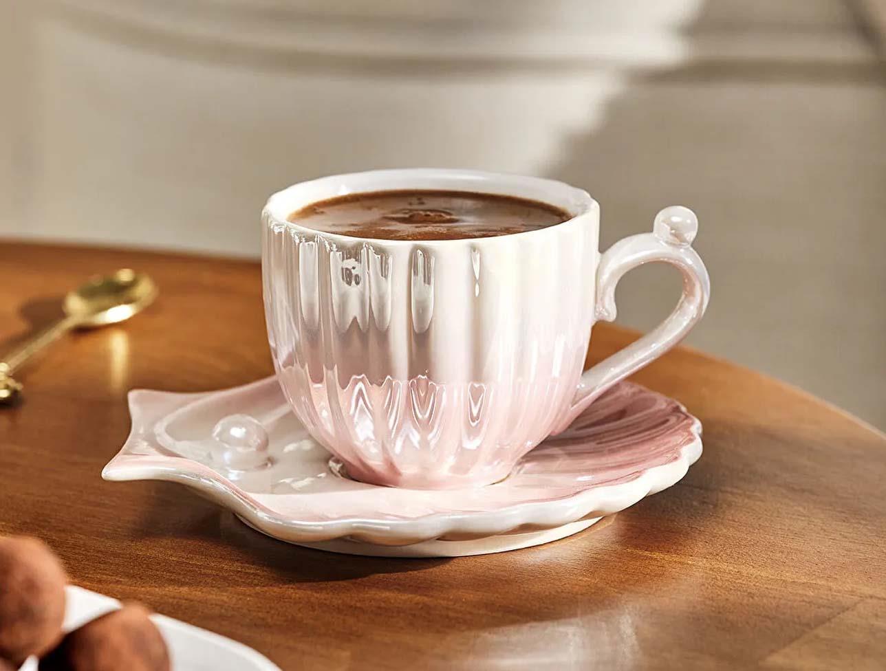 EMSAN İSTİRİDYE KAHVE FİNCAN TK. PEMBE