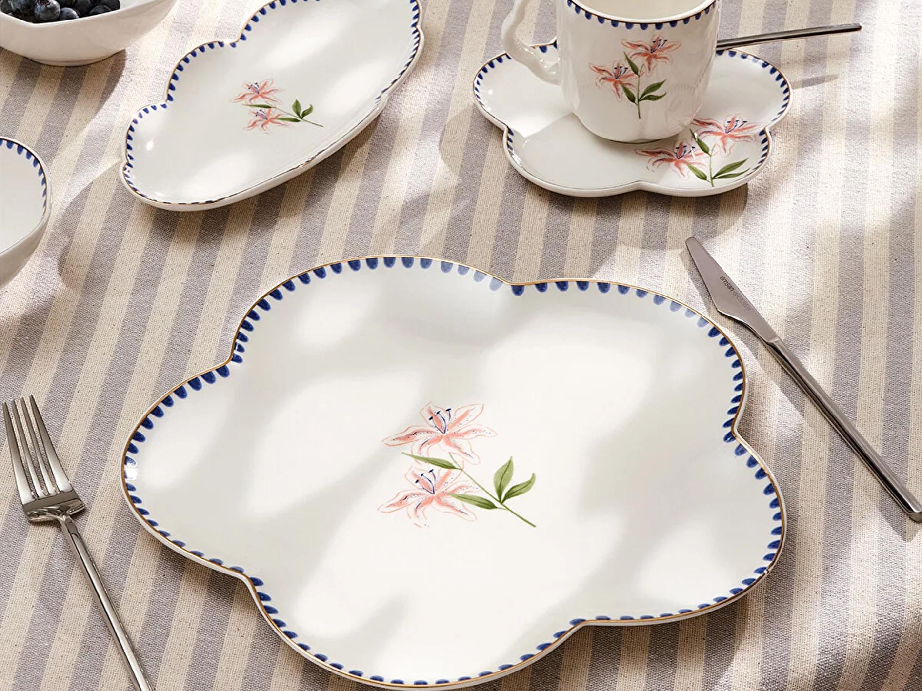 EMSAN LILIUM 32 PRÇ. 6 KİŞİLİK KAHVALTI TAKIMI