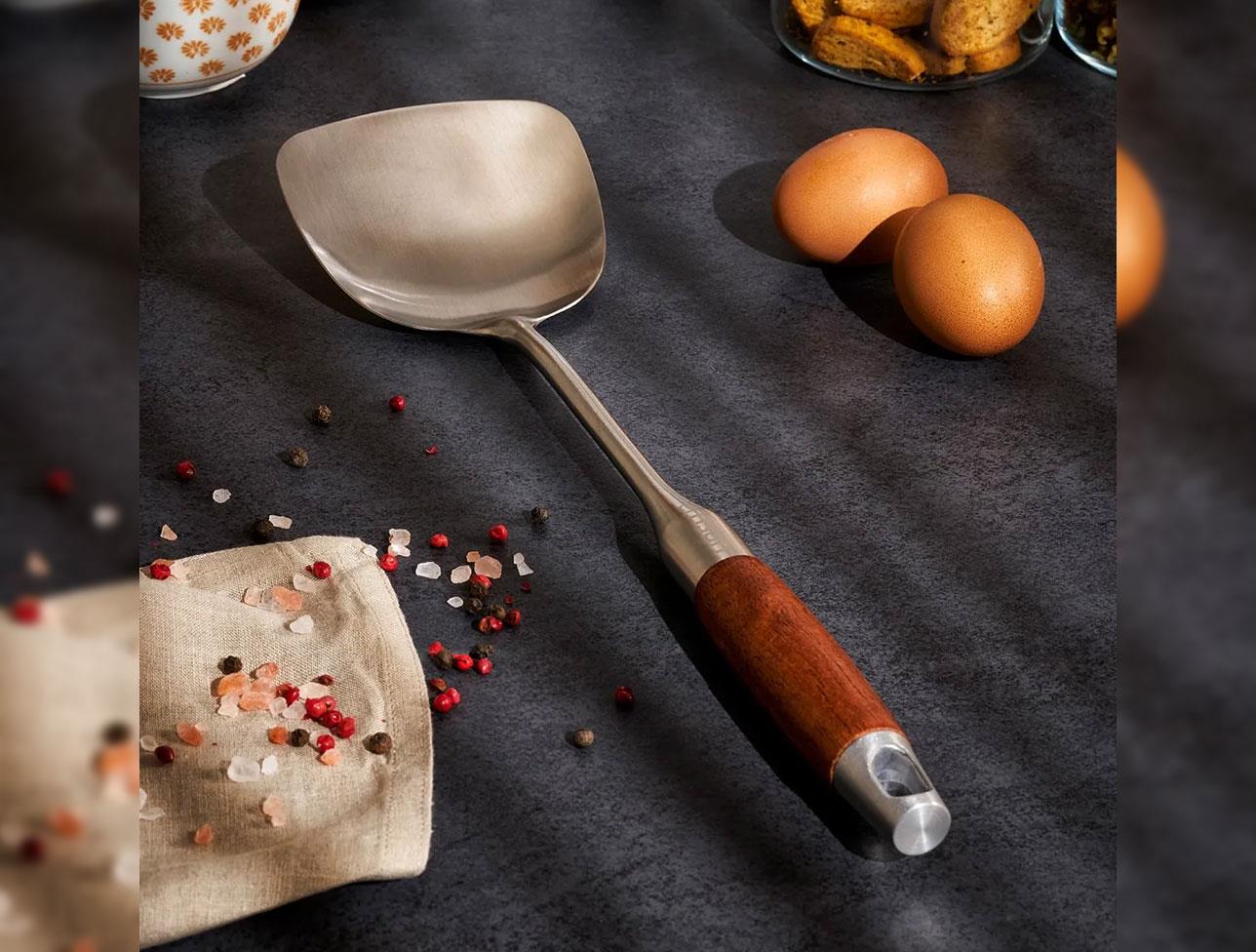 EMSAN WOODY PASLANMAZ ÇELİK SPATULA ROSE GOLD