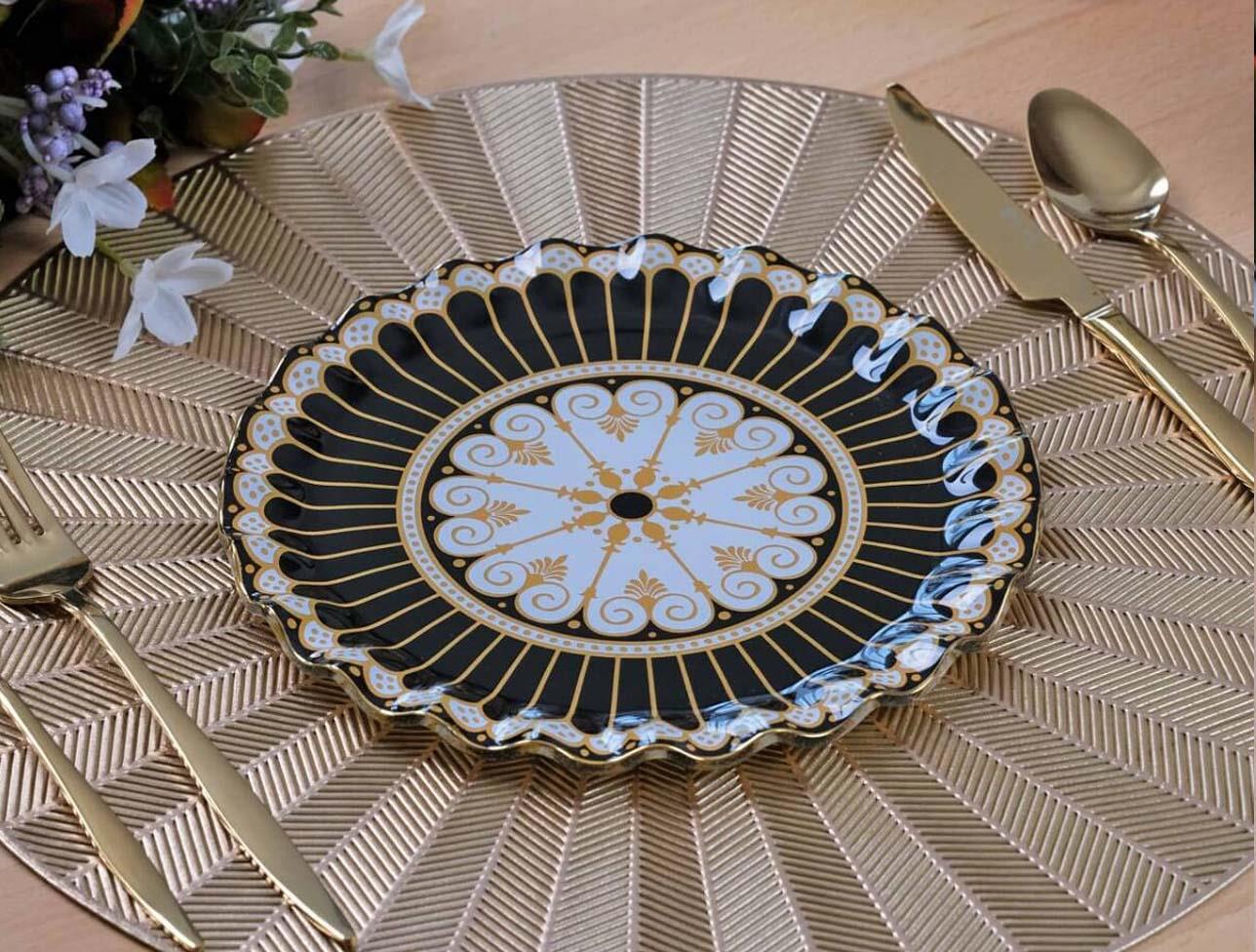 GLORE Renoir Servis Tabağı 21 Cm 6 Lı