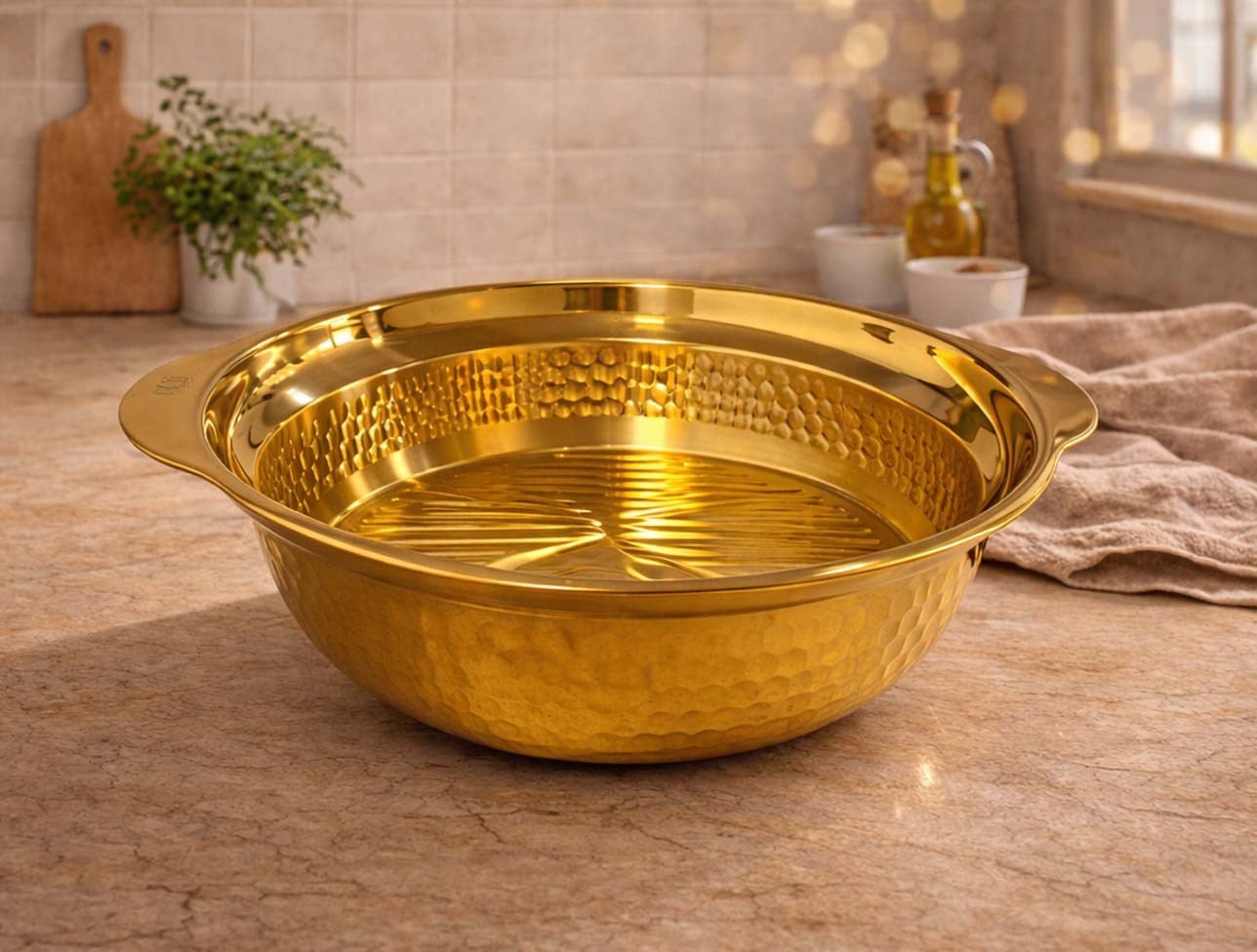 IVORY GOLD ÇELİK MİKSER KABI 25 CM IVO-SZG437