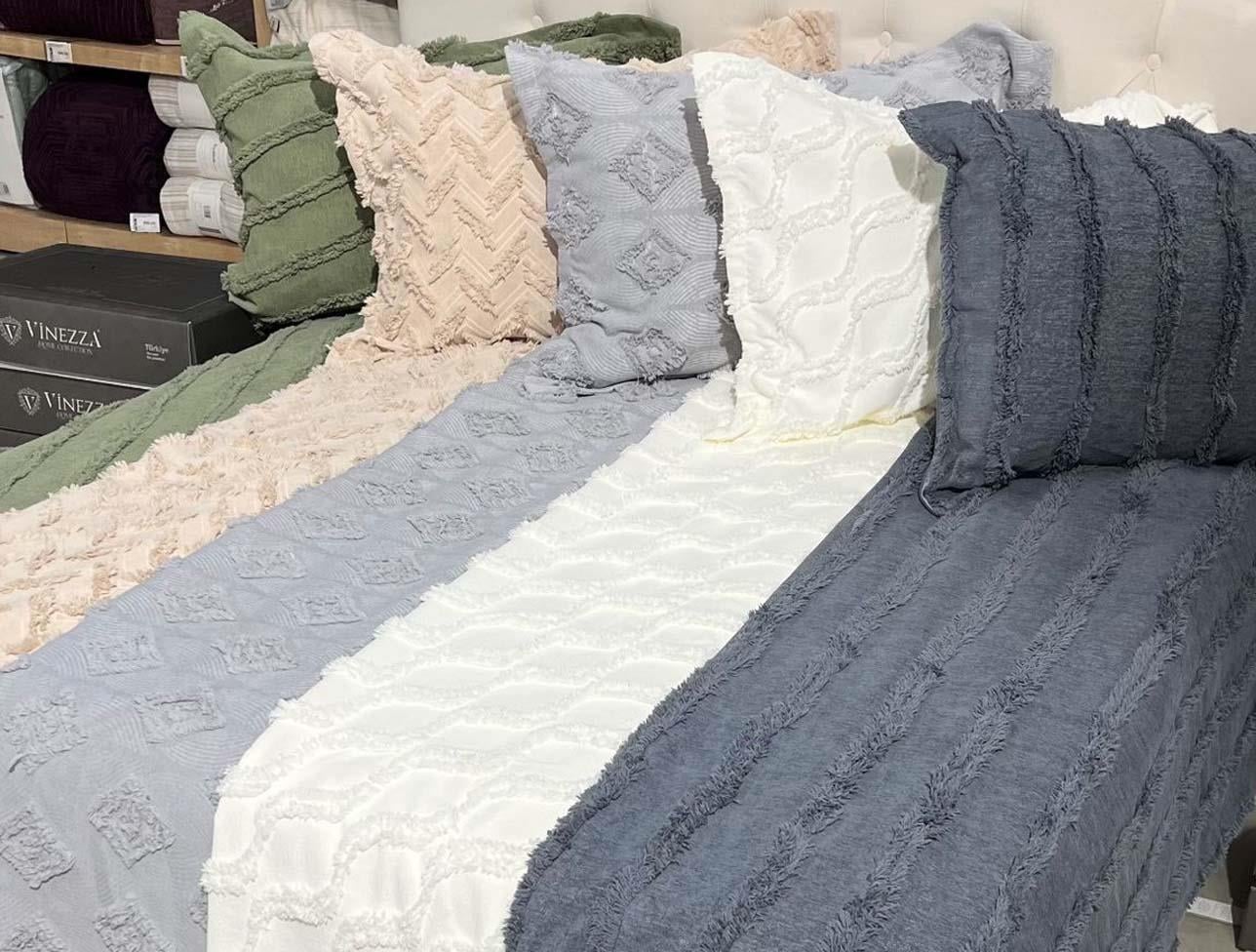 KALEV HOME VELVELLA YATAK ÖRTÜSÜ ÇİFT KİŞİLİK