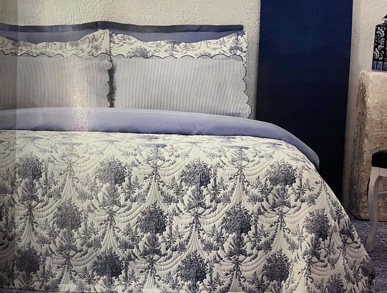 KARACA HOME FLORENZA DUET ÇİFT KİŞİLİK MAVİ BEYAZ