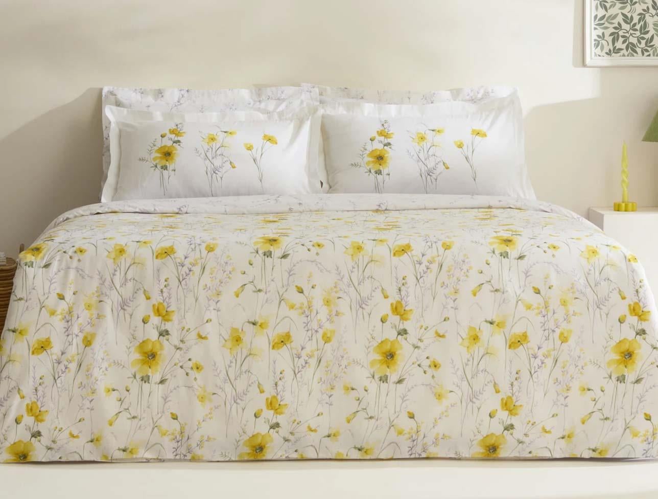 KARACA HOME ROSELLA NEVRESİM ÇİFT KİŞİLİK SARI