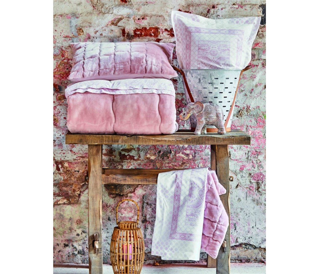 KARACA PUDRA ÇİFT KİŞİLİK SOFT UYKU SETİ