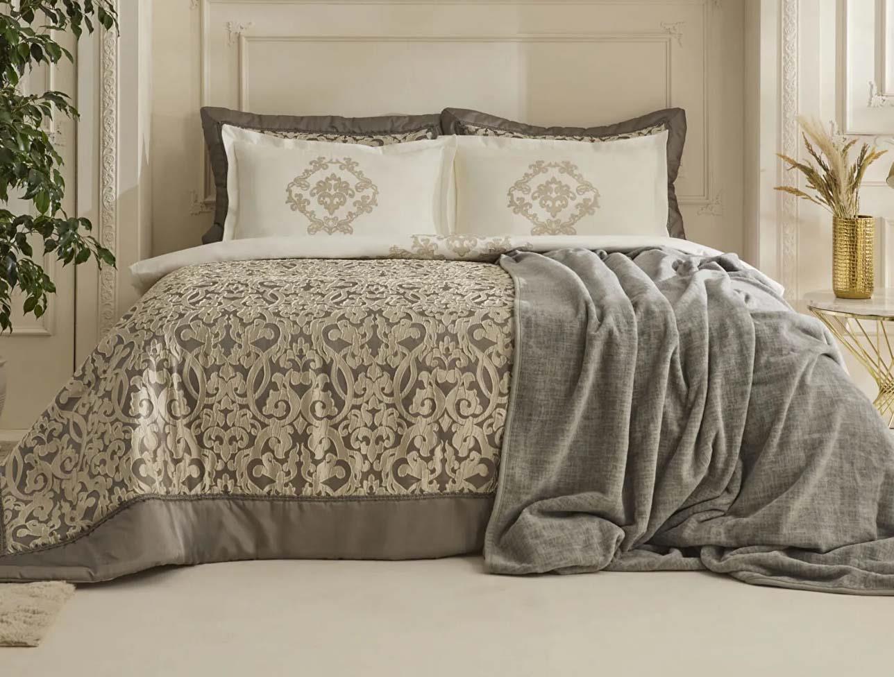 KH GRACE ÇEYİZ SETİ ÇİFT KİŞİLİK ANTRASİT