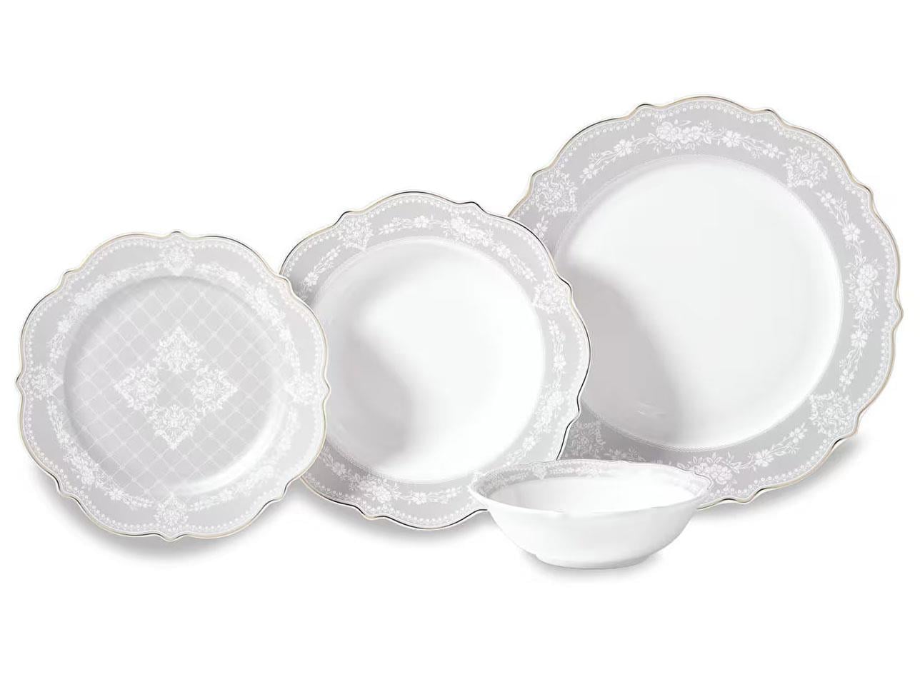 KORKMAZ A 8272 ELİZA COLL 60 P YEMEK TAKIMI