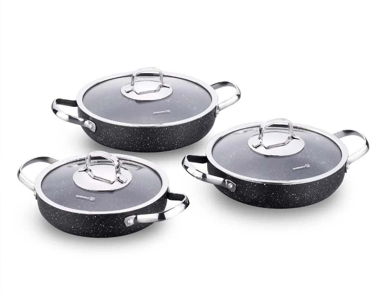 KORKMAZ A1845 GALAKSİ 6 PARÇA OMLET SET