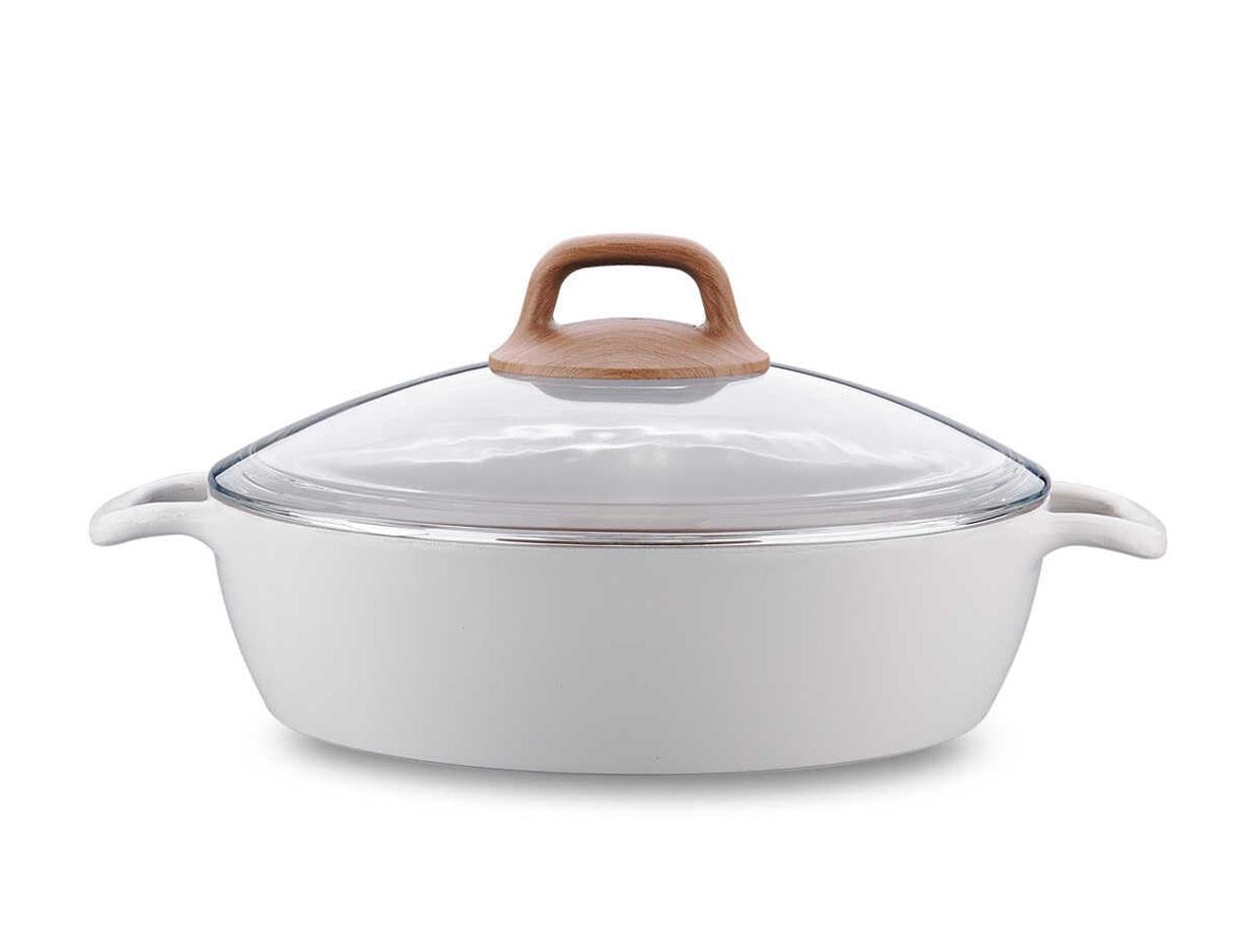 KORKMAZ A2982 GUSTO SERAMİK KIS TENCERE 26X7 CM