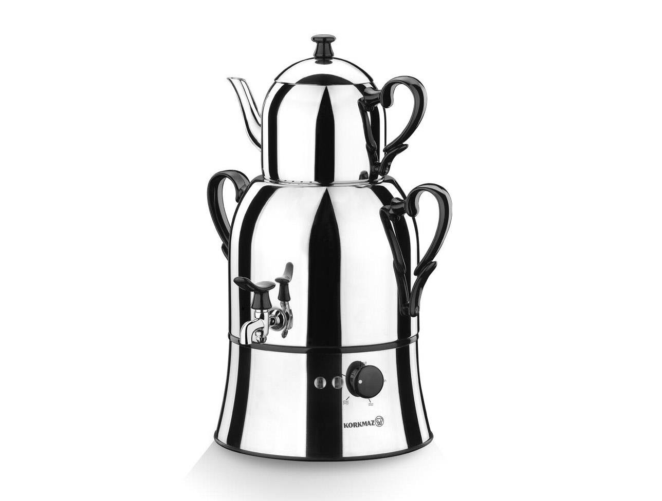 KORKMAZ A338 NOSTA SEMAVER INOX/SİYAH