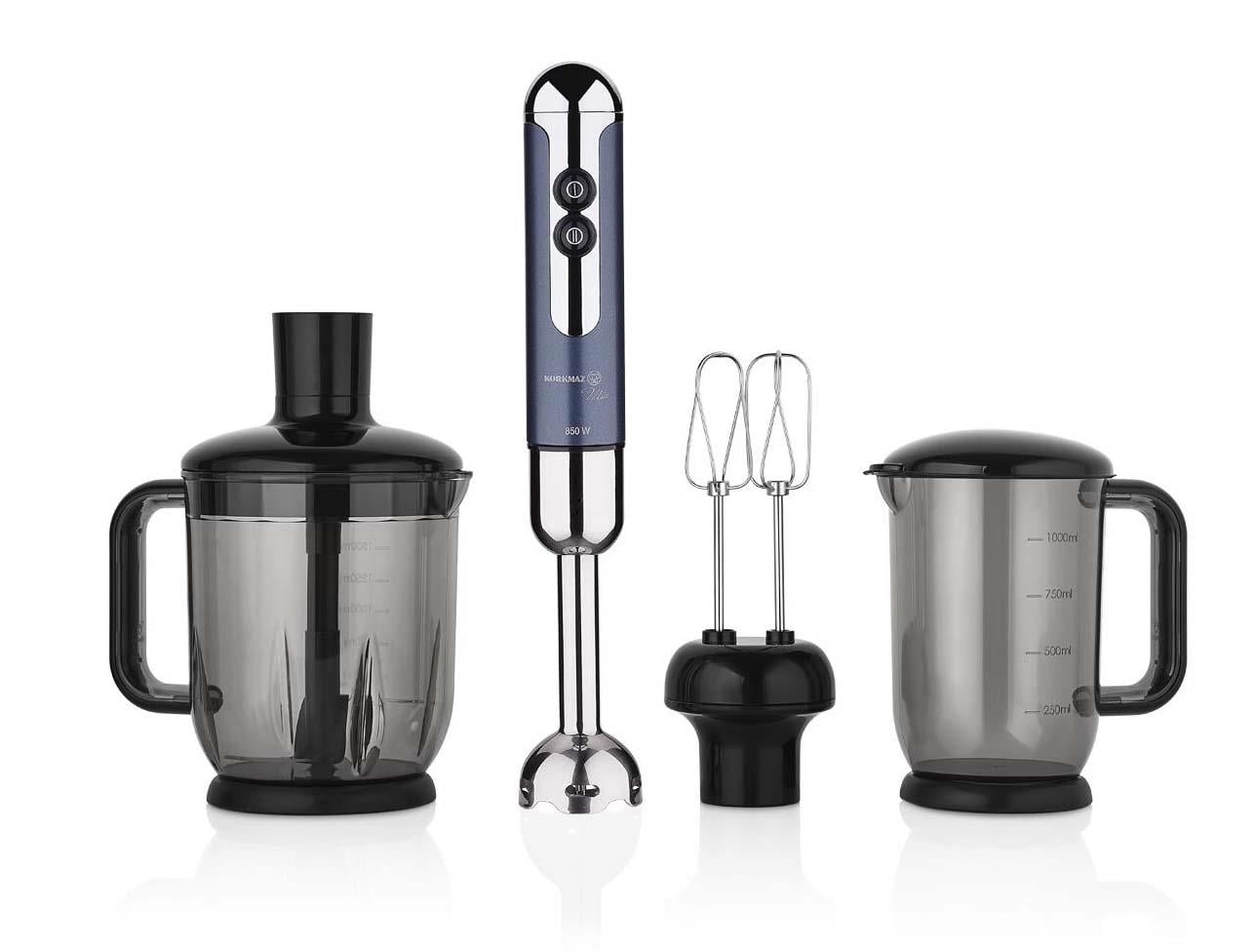 KORKMAZ A447-13 MİA BLENDER MAVİ SET