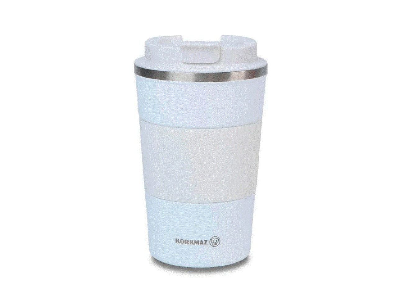 KORKMAZ A5540-1 ETERNA KAHVE BARDAĞI BEYAZ