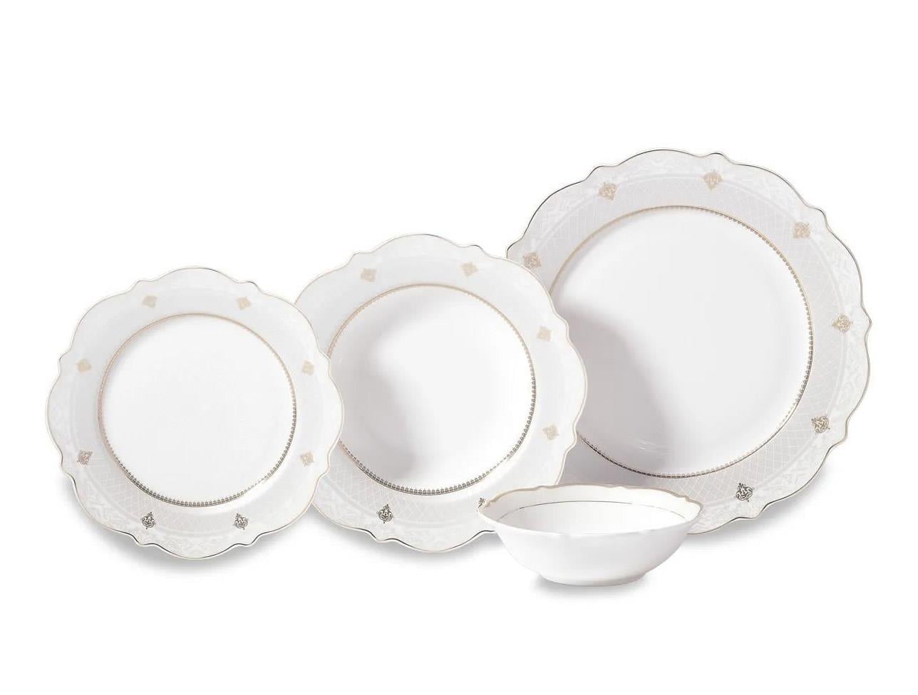 KORKMAZ A8274 ELİZA COLL. 60 P YEMEK TAKIMI