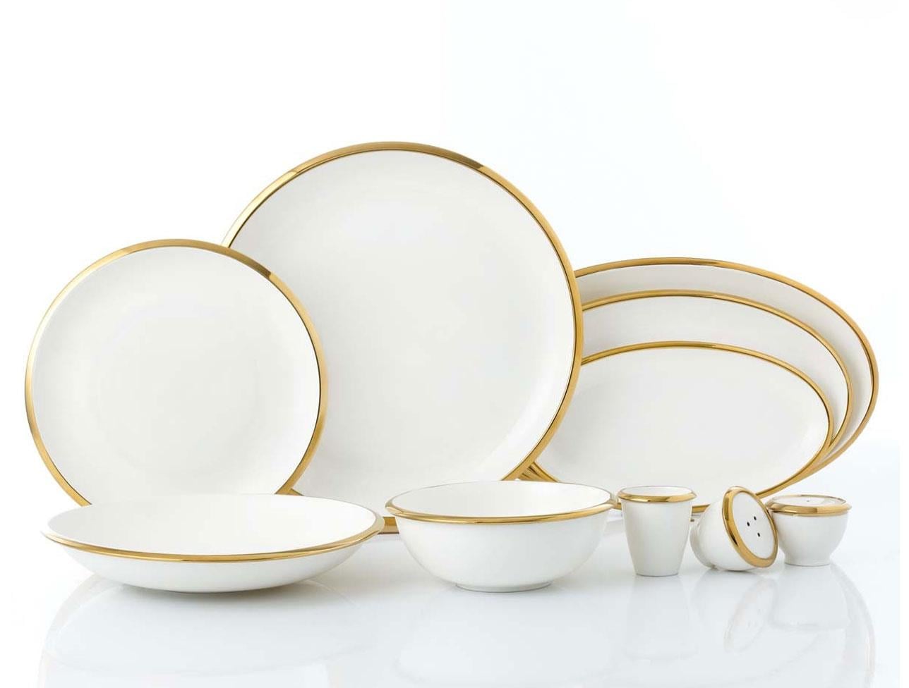KORKMAZ ELEKTRA COLL.60P YEMEK TAKIMI GOLD A8056