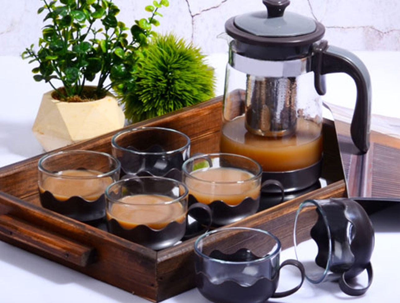 KOSOVA 7 PARÇA FRENCH PRESS SET 40431