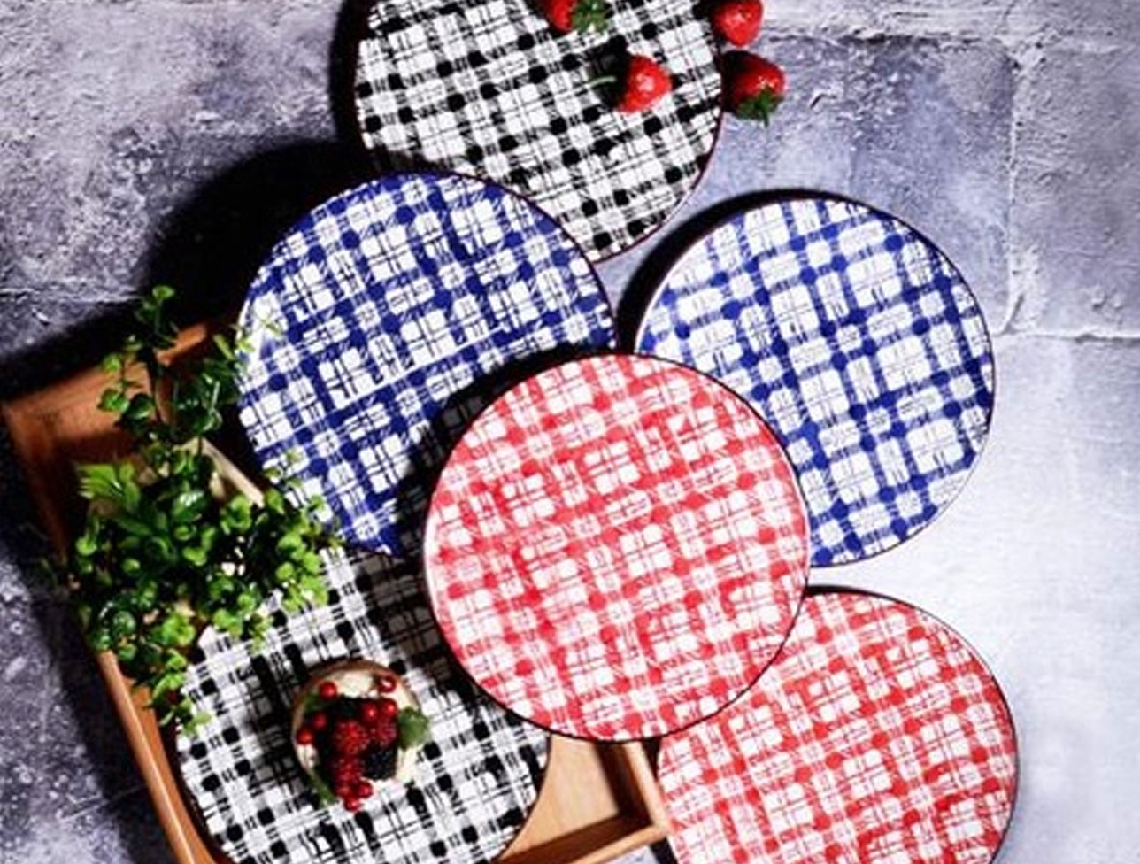 KOSOVA PASTA TABAK 21 CM İ-PLAİD-06