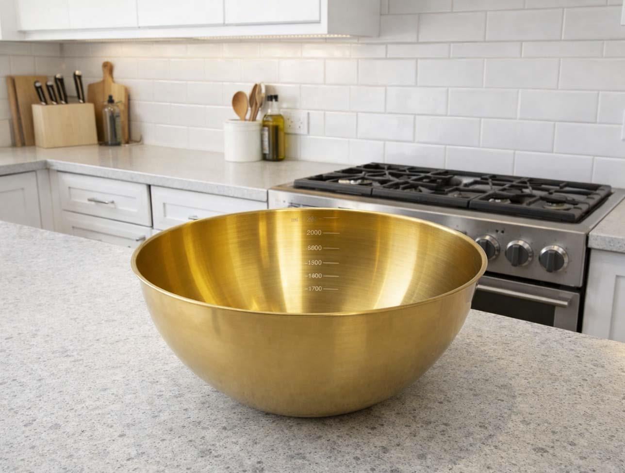 KRD HOME METAL GOLD KASE 1800ML 7732