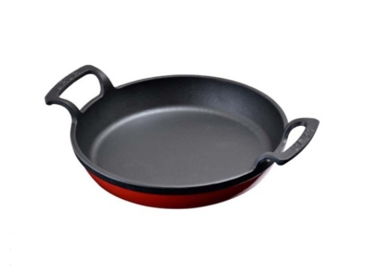 LAVA YUVARLAK KULPLU TAVA 16 CM KIRMIZI