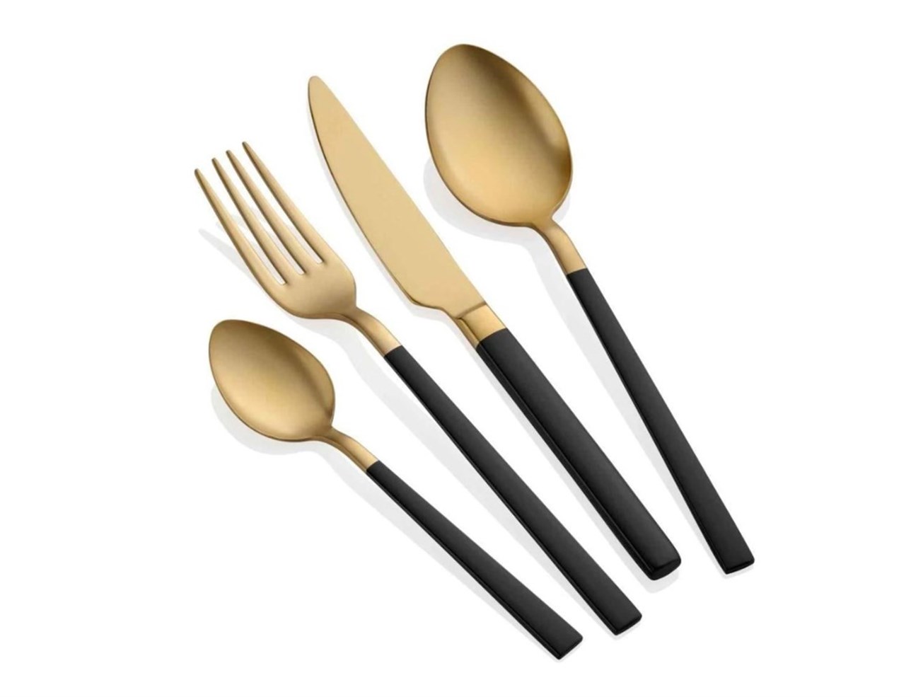 MİA ÇKB SETİ 24 PARÇA MAT GOLD-SİYAH CKB0102