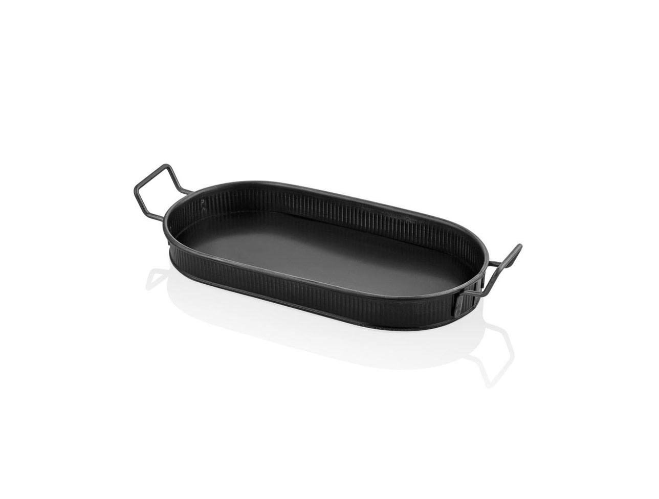 MİA TEPSİ 54X23 CM SİYAH GLV0555
