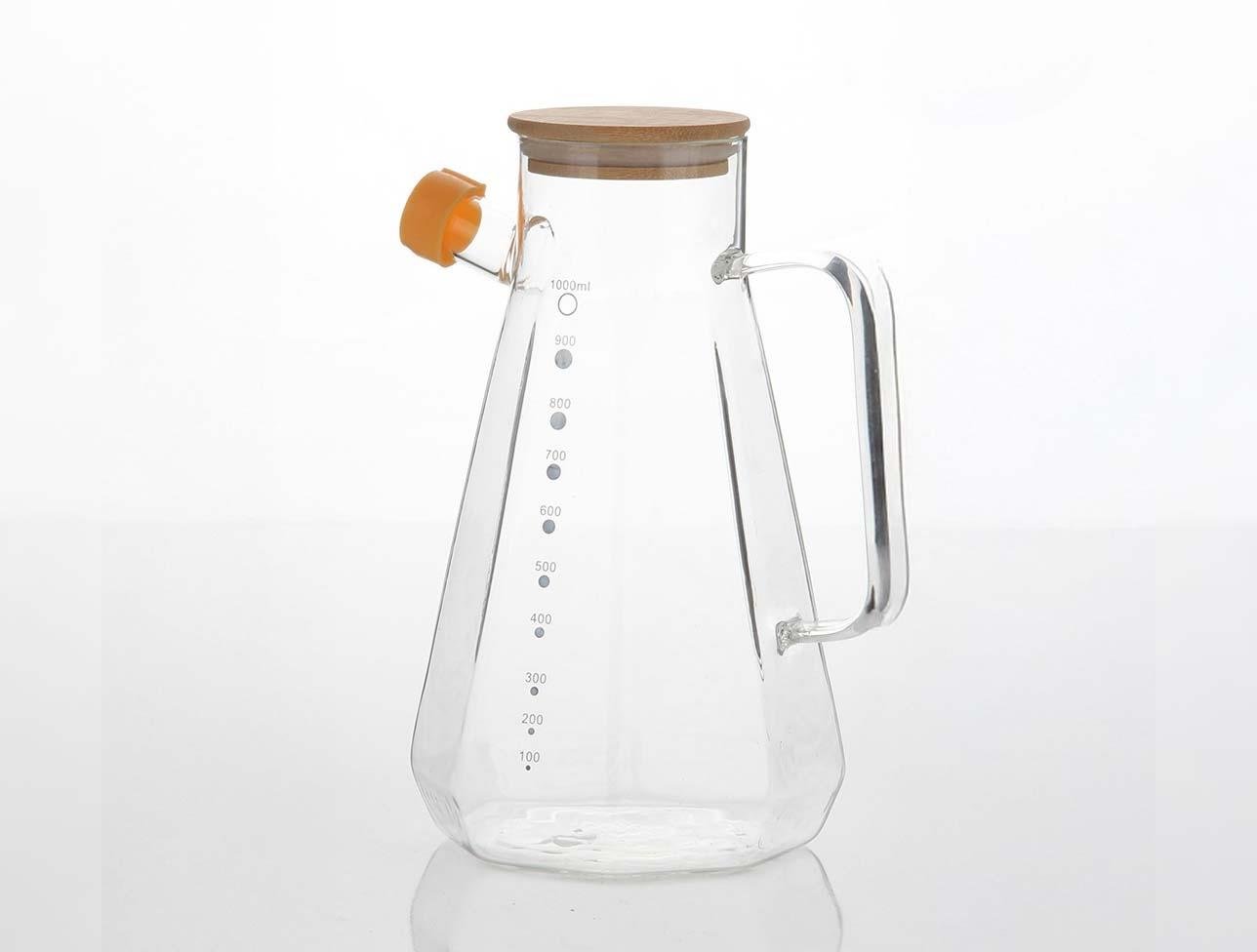 MİEN 1L BAMBU KAPAKLI YAĞDANLIK GLA-012