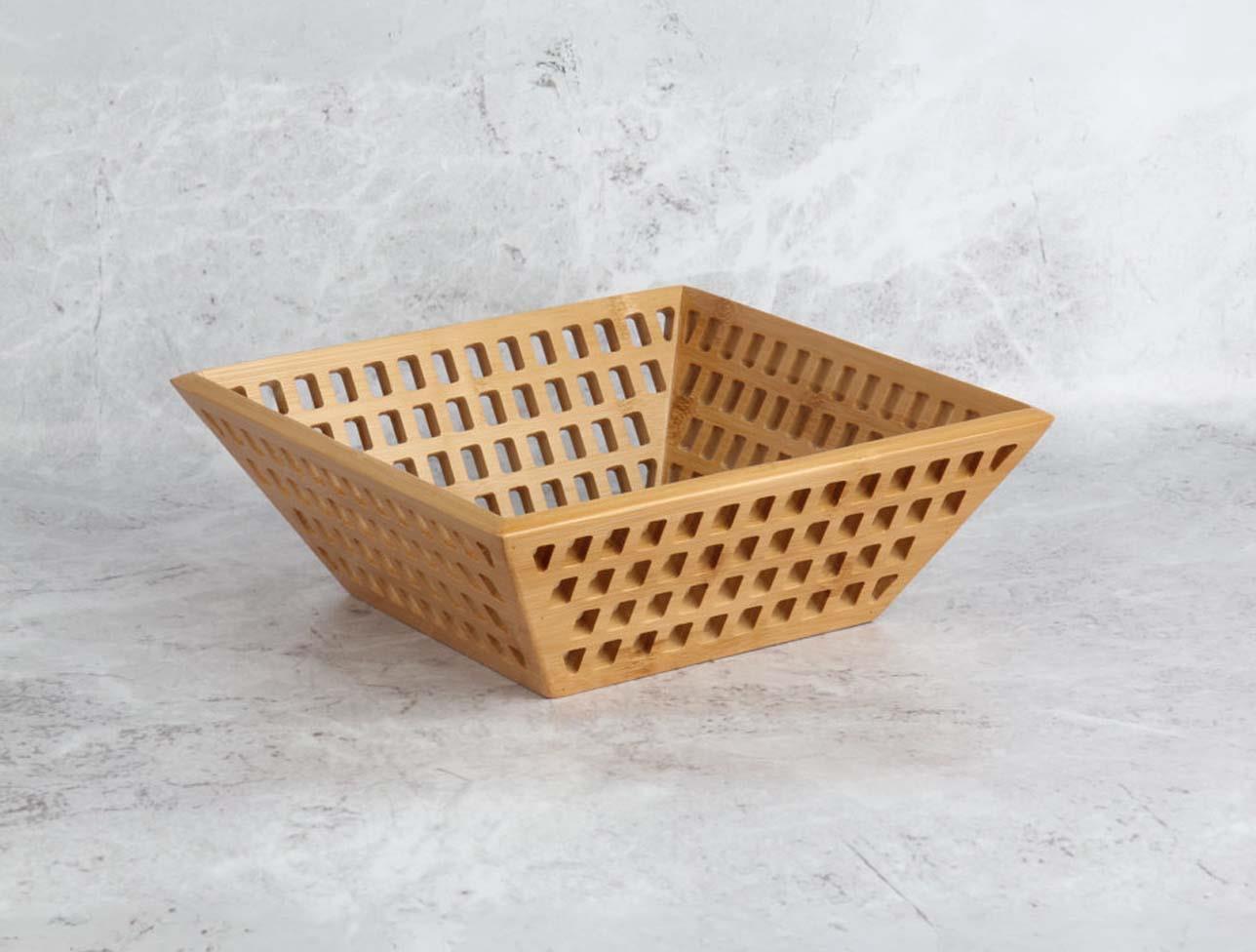 MİEN 25 CM BAMBU DELİKLİ KASE 1156