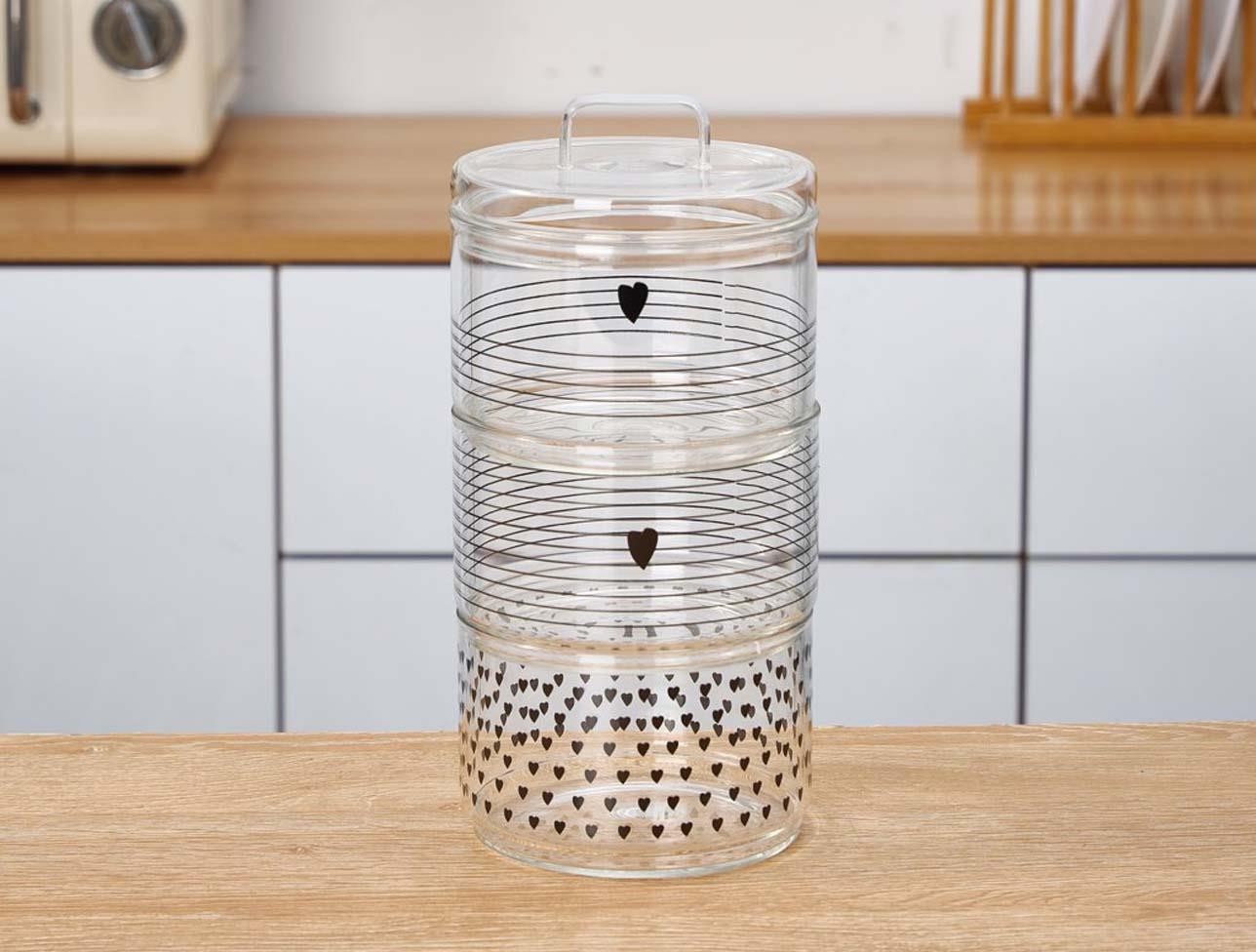 MİEN 3 LÜ HEART CAM KURABİYELİK DRAJELİK 9R10