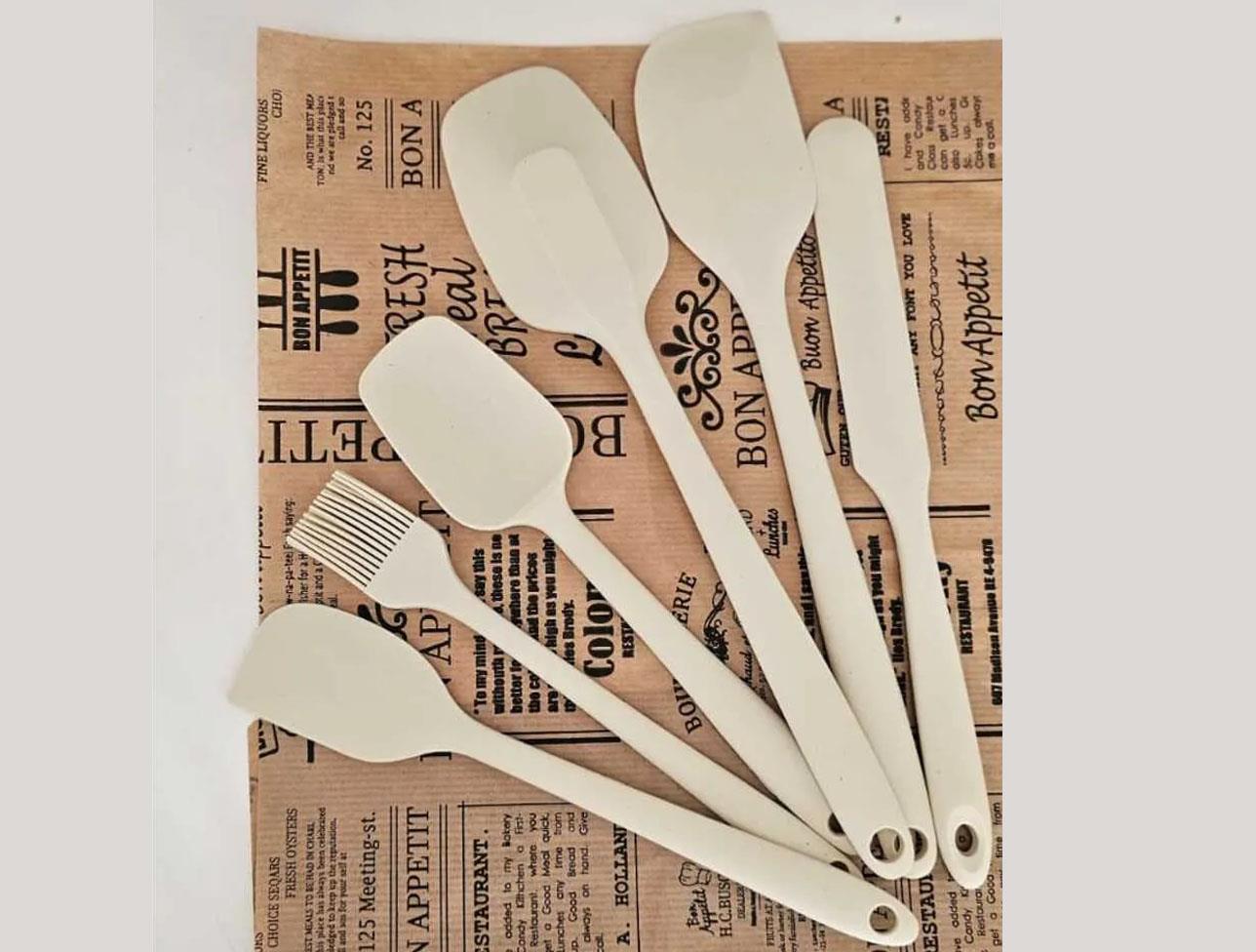 MİEN 6LI SİLİKON KREM MUTFAK SETİ MİEN-998