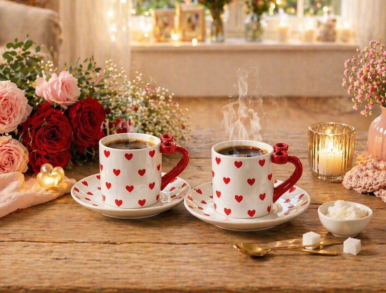 MİEN AMORE 2Lİ KAHVE FİNCANI 1D29
