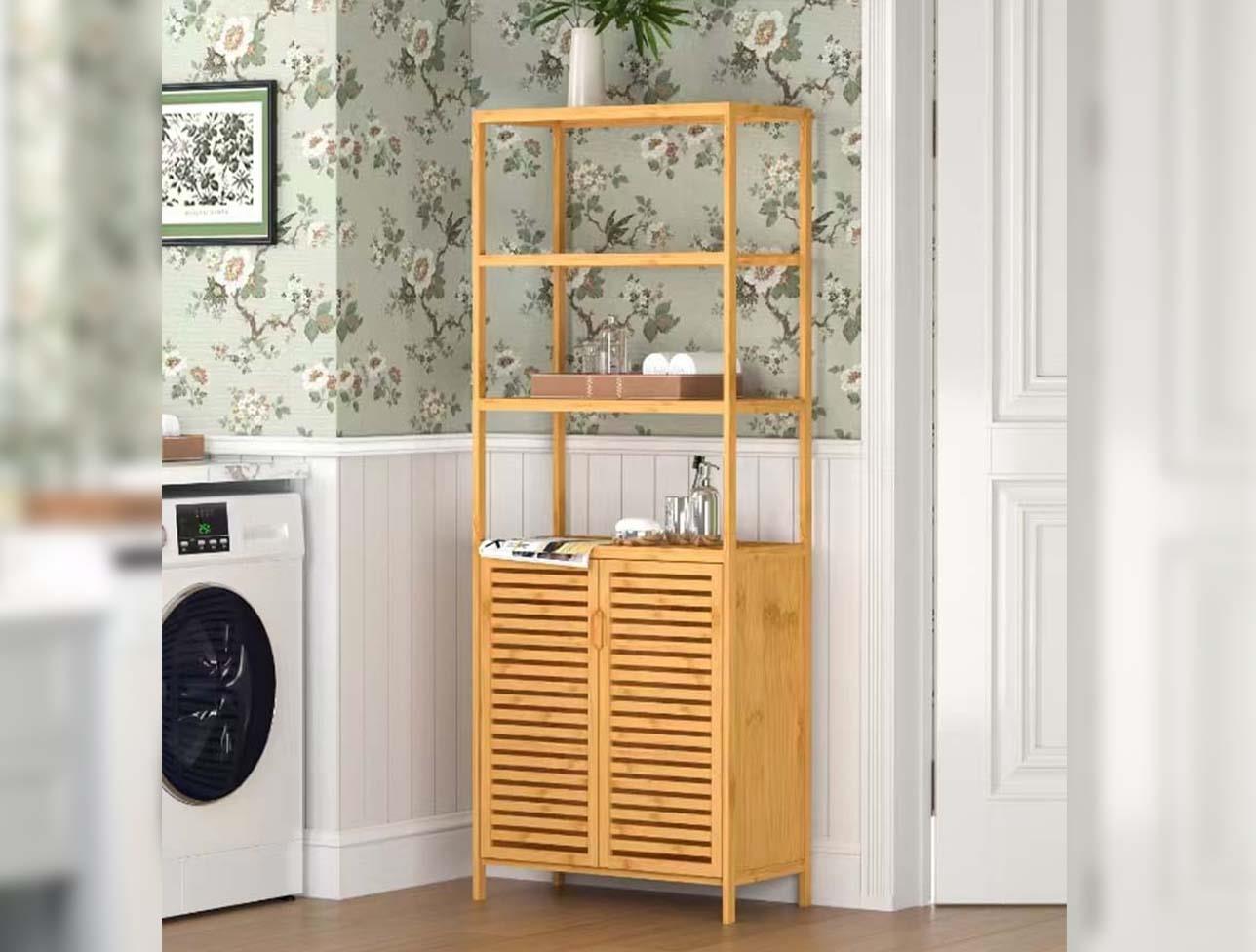 MİEN BAMBU RAFLI DOLAP JW-0124