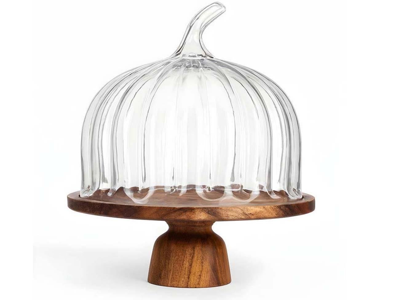 MİEN TERRY AYAKLI CAM KEK FANUSU TPD230125-2