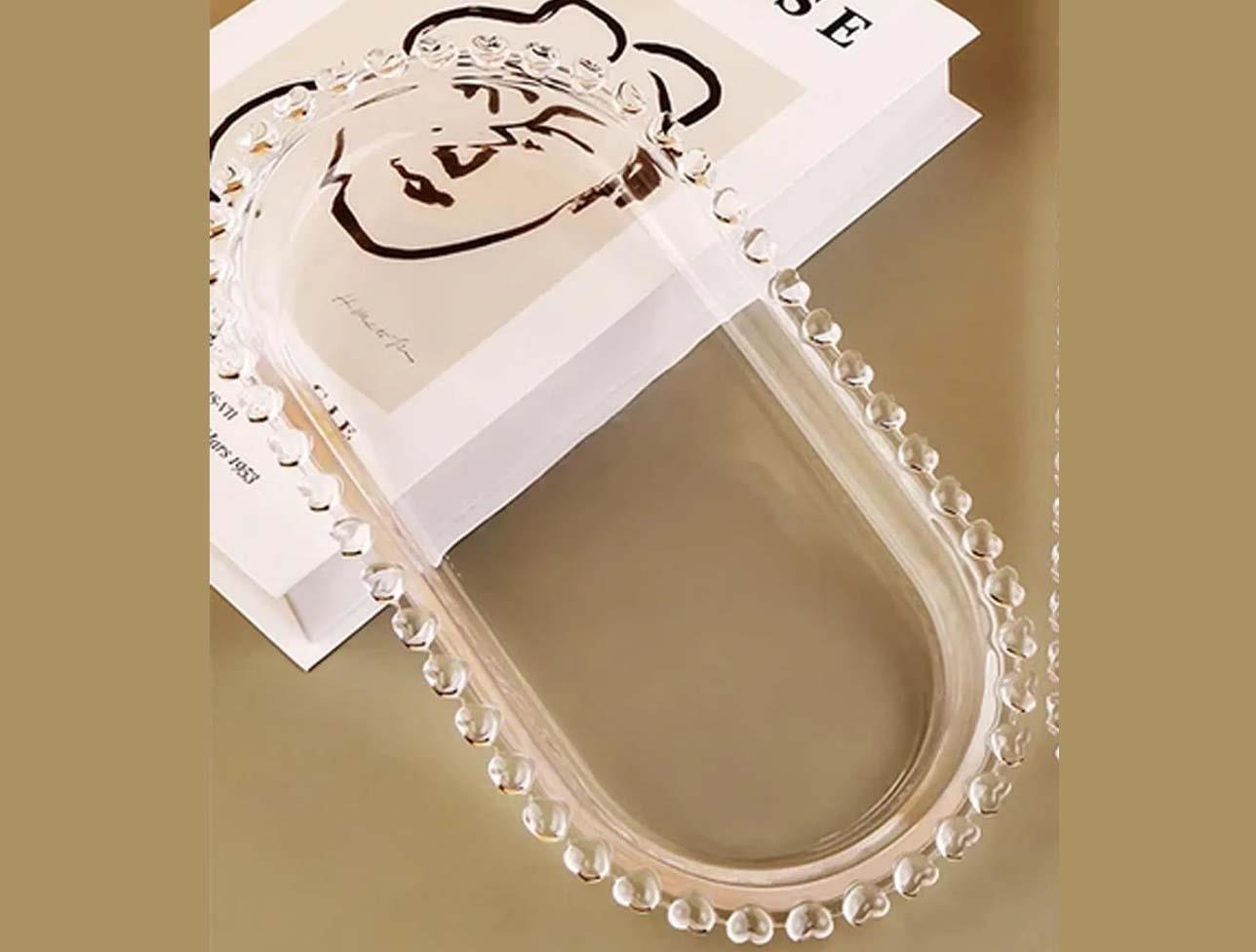 MİTRA CAM KALPLİ OVAL SUNUMLUK CMR-2024179