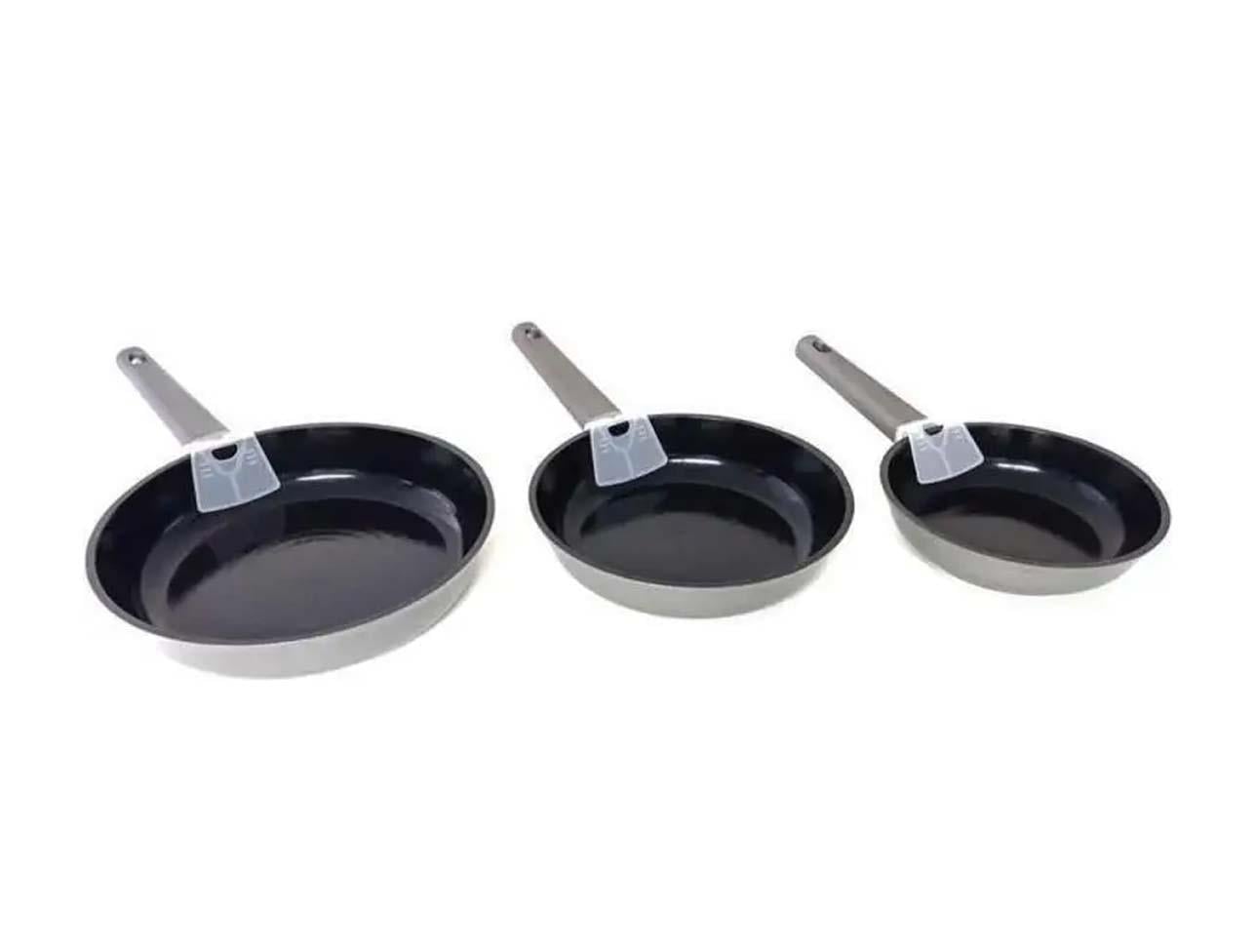 OMS 3 PCS NON STICK CERAMIC SİYAH SET. 20-24-28 CM
