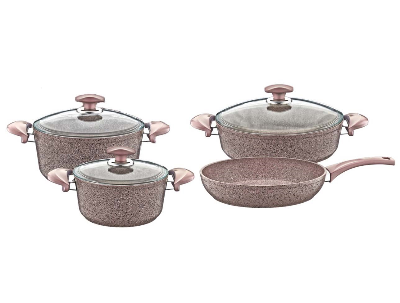 OMS 7 PAPRÇA GRANİT TENCERE SET