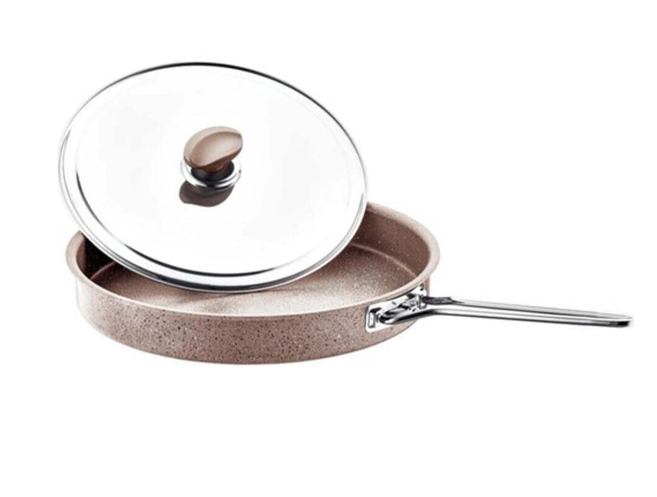 OMS GRANİT HAMSİ TAVA 32X9 CM METAL KAPAK