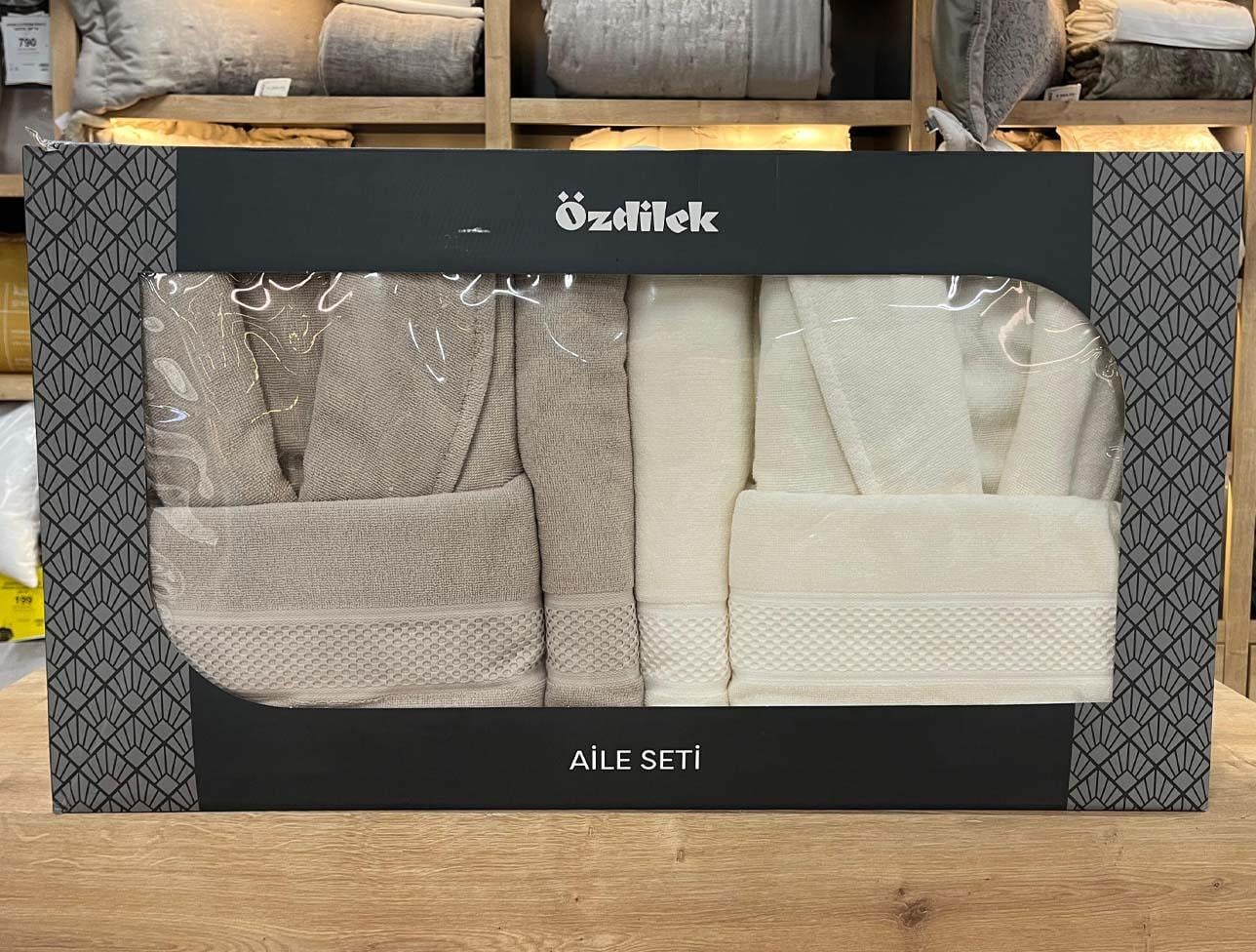 ÖZDİLEK COLORED DMS BEJ-KREM AİLE SETİ